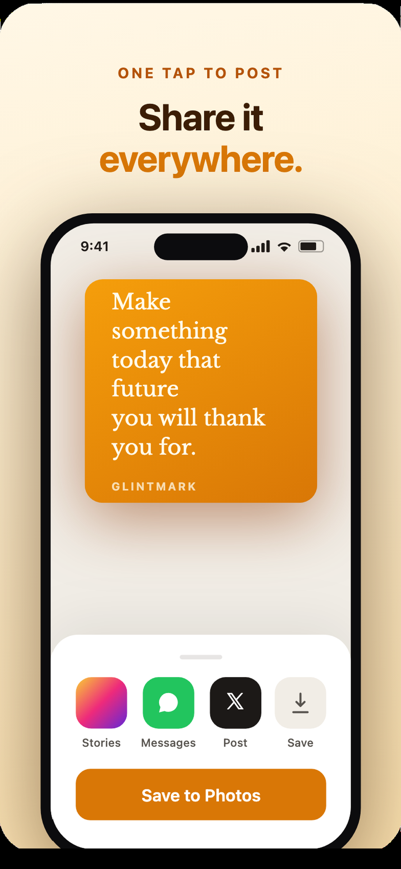 Share everywhere — Share it everywhere
